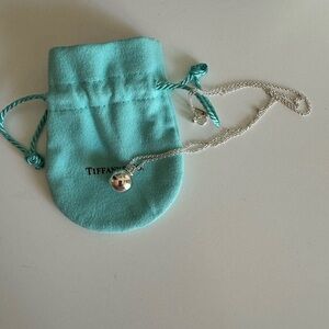 Tiffany’s silver ball necklace